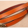 Diyafas Women's Adjustable Leather Belt for Dress Jeans Thin Belt