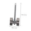 jojofuny 5pcs Solid Steel Trolley Assembly 2 Wheel High-precision Roller
