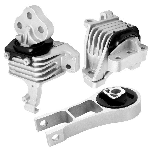 3PCS Engine and Transmission Mounts Set Compatible with 2014-2021 Cherokee,