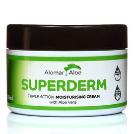 Superderm Organic Aloe Vera Moisturising Cream: Specially developed for skin care during radiotherapy. Hydrates, repairs and soothes, non-greasy formula for all genders and skin types.
