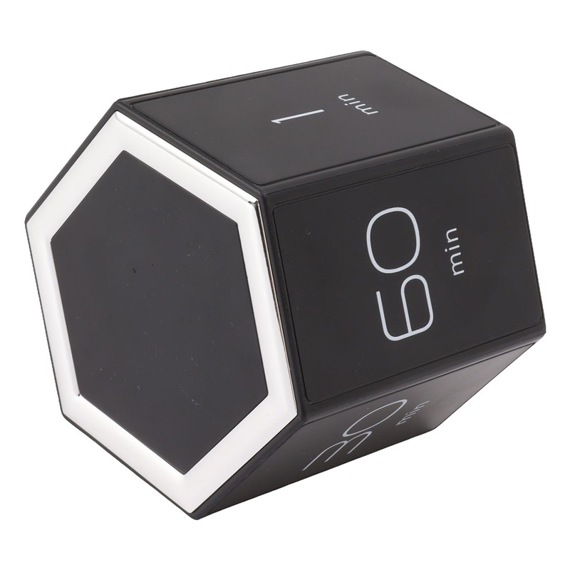 Hex Flip Timer with Mute Alarm Function Magnetic Time Management