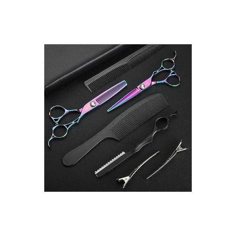Hairdressing Scissors Set 6 Inch Hair Thinning Scissors