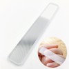 Natural nail polish without nail polish Crystal nail file buffer, 2 pieces, transparent / 매니큐어 없이 자연스러운 손톱 광택 크리스탈 네일 파일 버퍼, 2개, 투명