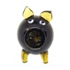 Home For ALL The Holidays Glass Pig Figurine (Amber)