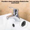 2PCS Black Overflow Ring,Sink Overflow Cover,Bath Overflow Cover Replacement Round