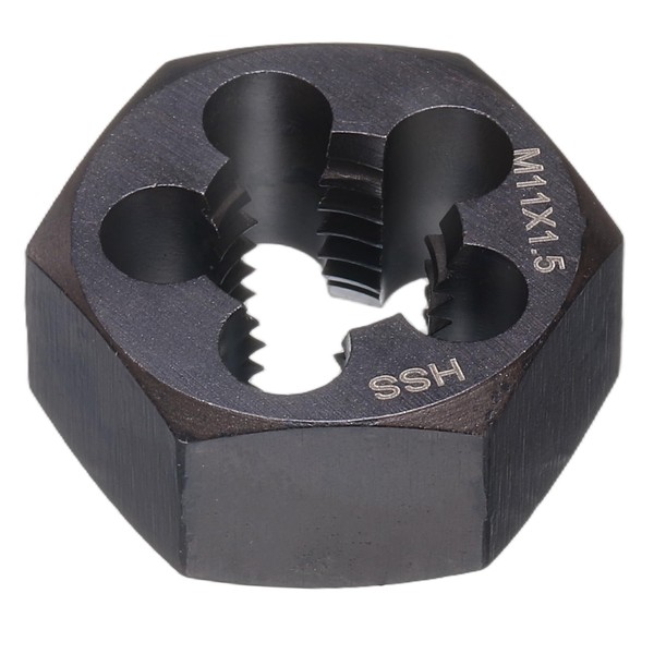 sourcing map Hex Threading Die M11 x 1.5 Metric Thread