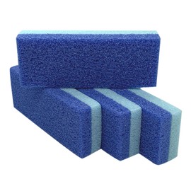 MARYTON Maryton Foot Pumice Stone for Feet Hard Skin Callus Remover and Scrubber (Pack of 4) (Blue)