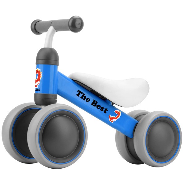BEKILOLE Balance Bike for 1 Year Old Girl&Boys Gifts Pre-School First Bike and 1st Birthday Gifts - Train Your Baby from Standing to Running | Ideal One Year Old Toys (Blue)