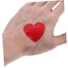 Healeved 30pcs Heart Shaped Breathable Pe Material Cute Self- Scrapes