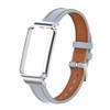 HOPMC Adjustable and Comfortable Leather Replacement Band With Metal Frame