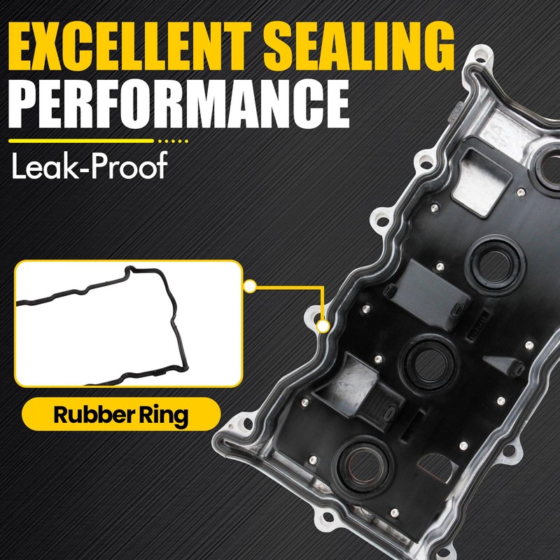 Aluminum Valve Cover Compatible with Nissan Altima 2007-2012, Rogue 2008-2013,