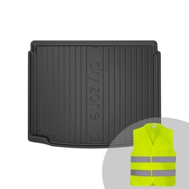 FROGUM DryZone Rubber Mat All Year Round Practical Car Boot Mat Boot Liner Suitable for Volkswagen Golf Plus Trendline, United 2005-2014 High Edge Robust and Durable