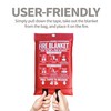 WUERLI Fire Blanket for Home and Kitchen,40" x 40",4 Pack,Emergency