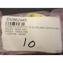 Molex 106004-3583, Molex, Fiber Optic Connectors MET SPX BEZEL AD KIT TAB, Brand New!