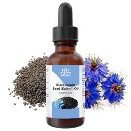 Organic Black Cumin Seed Oil – Cold Pressed & Unrefined – Nigella Sativa for Skin & Hair – Reduces Wrinkles, Nourishes Skin, Stimulates Hair Growth - 0.5 oz bottle