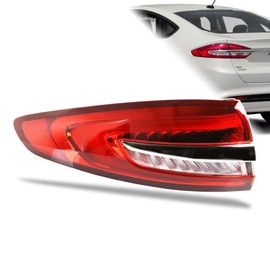 LED Tail Light Compatible With 2017-2020 Ford Fusion Rear Light Taillights Left Driver Side Replace HS7Z13405J