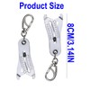 golckuod 2025 Bolt Size Finder Keychain, Portable Precision Thread Size