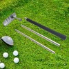 TISHITA Golf Putter Telescoping Golf Putter 3 Section Assembly Aluminum