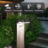 masatak Warm White Solar Pathway Lights 2 Pack - Ultra