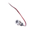 YWBL-WH LED Dash Panel Warning Fog Turn Light Indicator 14mm