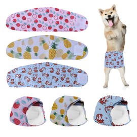 Dog Belly Bands Male, 3 Pieces Belly Bands for Dogs, Male Nappies, Reusable Nappies Suitable for Newborn Puppies Small Medium Large Dogs, S