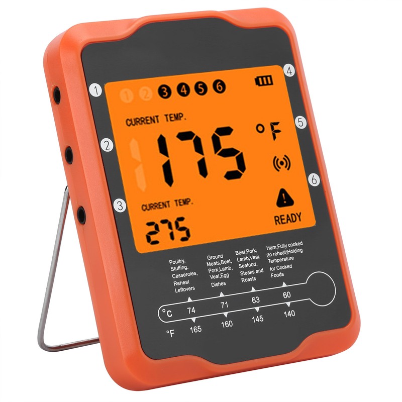 Food Thermometer Smart Wireless Remote Digital Thermometer Cooking Supplies for