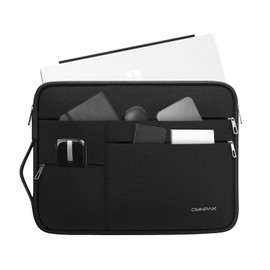 Omnpak Laptop Sleeve for 12.9 inch Surface Pro 11/10/9 ;12.3inch Surface Pro X/7+/7/6/5/4/3 ；Waterproof and scratch-resistant laptop case with pockets and handles