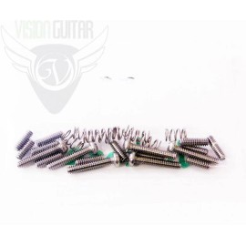 Callaham Strat Stainless Steel Saddle Screw Kit - American Standard Style