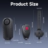 Onvian Bike Alarm Wireless Vibration Motion Sensor, Rechargeable Antitheft Bike