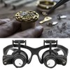 Jewelry Magnifying Glass with 2 LED Light 8 Interchangeable Lens