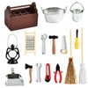 Miniature Tool, Miniature Gnome Tool Box, Gnome Tool Set, Mini