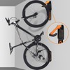 Vertical Bike Wall Hanger Simple Operation Practical Bike Storage Rack