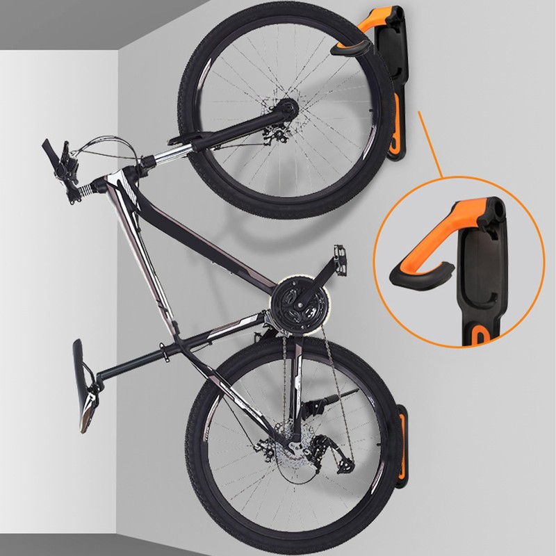 Vertical Bike Wall Hanger Simple Operation Practical Bike Storage Rack