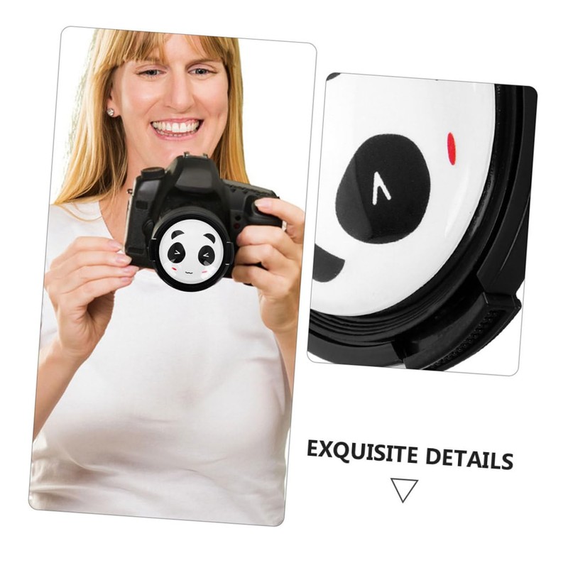 CAXUSD 2pcs Camera Lens Cap Cover Durable Protective Lens Shield
