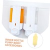 iplusmile 2pcs Replacement Soap Dispenser Head Wall-Mounted Pump Body Rubber