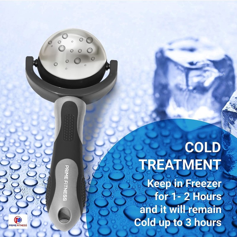 PRIME Fitness Cold Massage Roller Ball | Cold Therapy |