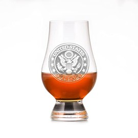 Engraved Army Glencairn Whisky Glass (Set of 4)