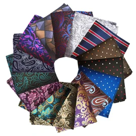 15 Pcs Pocket Squares Sets for Man,Assorted Colors Men Suit Jacket Pocket Square Handkerchiefs Wedding Gift, Multicolor