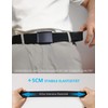 Bon4Extrao Tight Elastic Fabric Belt Men's Work Belt Stretch Belt