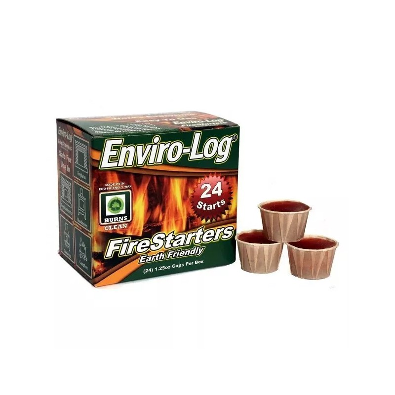 Enviro-Log Environment Friendly Firestarters 2 PACK (48 firestarters)