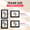 FIXSMITH 5x7 Picture Frame, Black Photo Frame with HD Plexiglass,