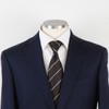 The Shirt Studio Brown Modern Stripe Manual Tie