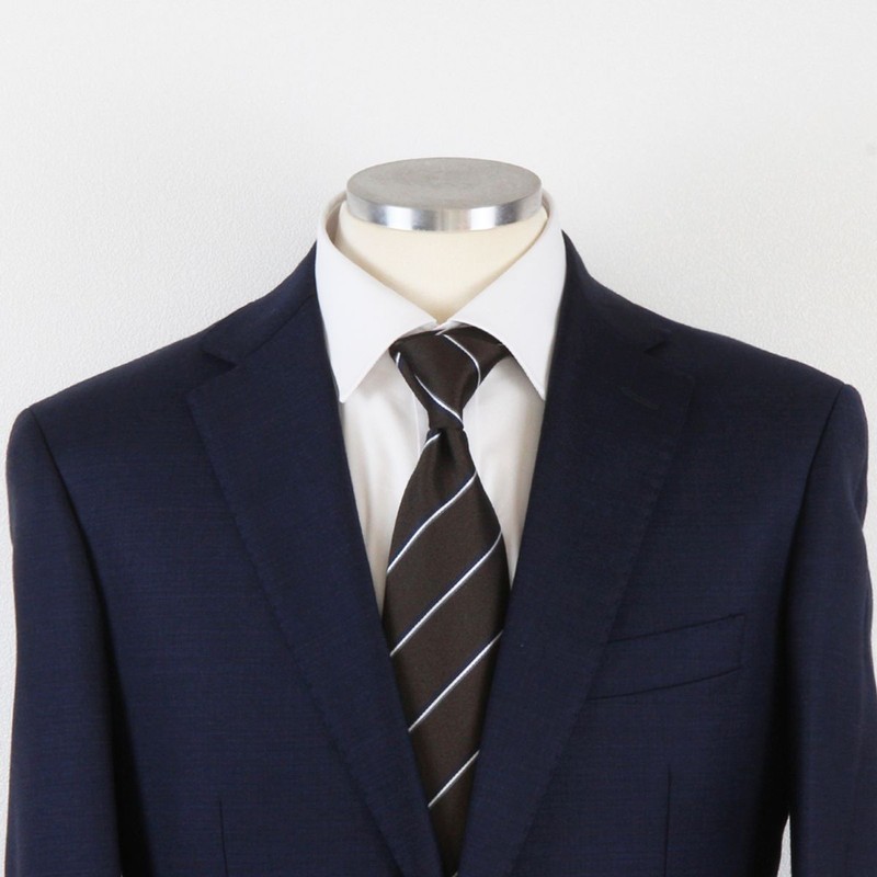 The Shirt Studio Brown Modern Stripe Manual Tie