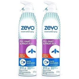 ZEVO 2-ZEVO FLY, GNAT & FRUIT FLY SPRAYS 10 OZ EACH NEW