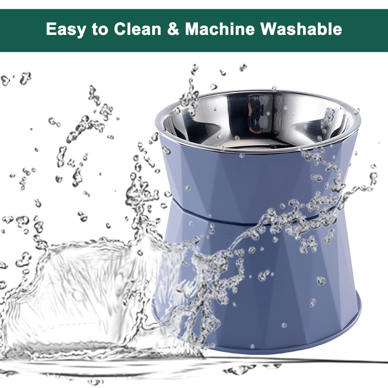 NAHANGPET Elevated Cat Bowls for Food and Water 2Pcs, Raised