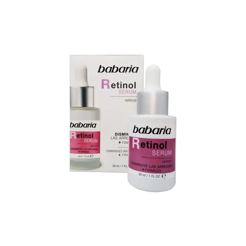 Babaria Sérum Facial Retinol Vegano Antiarrugas, Apto para Todo Tipo