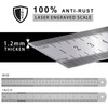 Preciva Woodworking Ruler, Marking Gauge, Spacer, Scriber, Combination Angle for