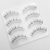 Mikiwi 4 Pairs Natural False Eyelashes Natural Transparent Eye Shapes