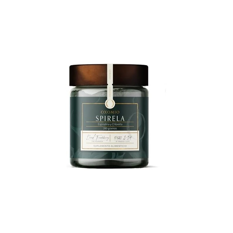 Spirela en POLVO de OXOMIO - Espirulina y Chlorella Orgánicas
