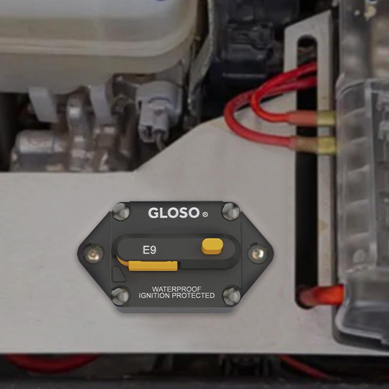GLOSO Circuit Breaker 120A Marine Panel Mount Automotive RV E9F
